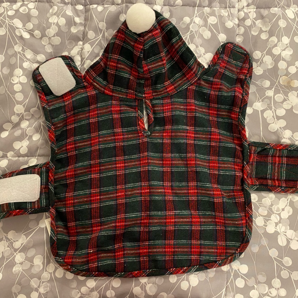 Dog Coat red plaid